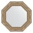 Зеркало в багетной раме Evoform виньетка античное серебро 85 мм 55,4х55,4 см в Казани 
