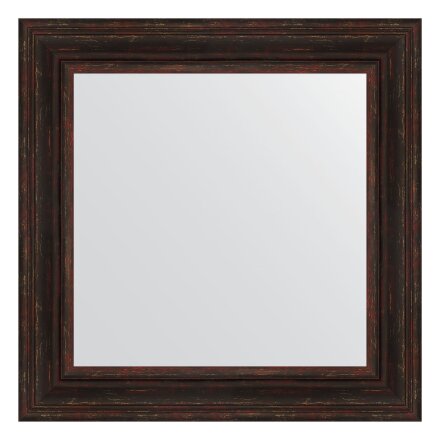Зеркало в багетной раме Evoform темный прованс 99 мм 72х72 см в Казани 