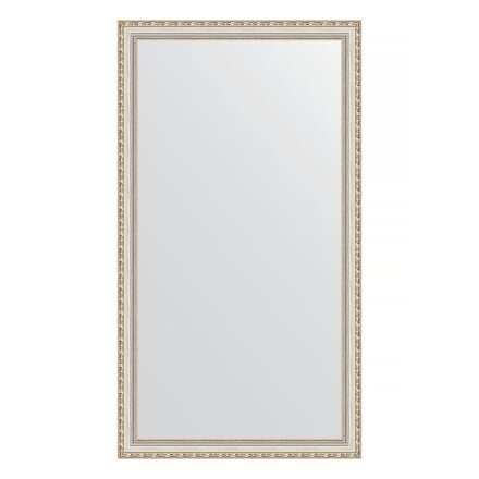 Зеркало в багетной раме Evoform версаль серебро 64 мм 75х135 см в Казани 