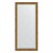 Зеркало с гравировкой в багетной раме Evoform состаренная бронза с плетением 70 мм 73x155 см в Казани 