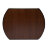 Стол раскладной TC 100(129)х75х75 см коричневый в Казани 