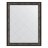 Зеркало с гравировкой в багетной раме Evoform черный ардеко 81 мм 95x120 см в Казани 
