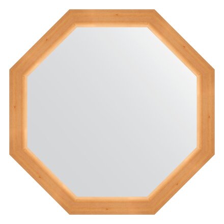 Зеркало в багетной раме Evoform сосна 62 мм 71,6х71,6 см в Казани 