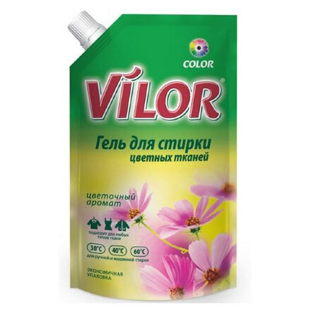 Гель Vilor Color для стирки для цветных тканей 1 л в Казани 