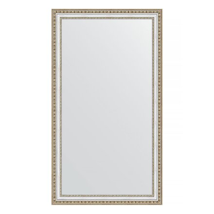 Зеркало в багетной раме Evoform золотые бусы на серебре 60 мм 65х115 см в Казани 