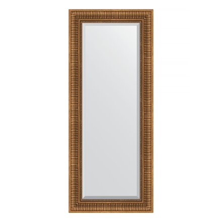 Зеркало с фацетом в багетной раме Evoform бронзовый акведук 93 мм 57х137 см в Казани 