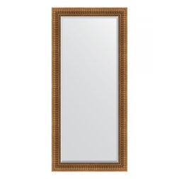 Зеркало с фацетом в багетной раме Evoform бронзовый акведук 93 мм 77х167 см