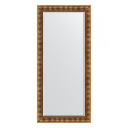 Зеркало с фацетом в багетной раме Evoform бронзовый акведук 93 мм 77х167 см в Казани 