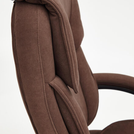 Кресло ТС 65х53х129 см флок коричневый в Казани 