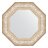 Зеркало в багетной раме Evoform виньетка серебро 109 мм 60,6х60,6 см в Казани 