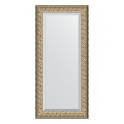 Зеркало с фацетом в багетной раме Evoform медный эльдорадо 73 мм 54х114 см
