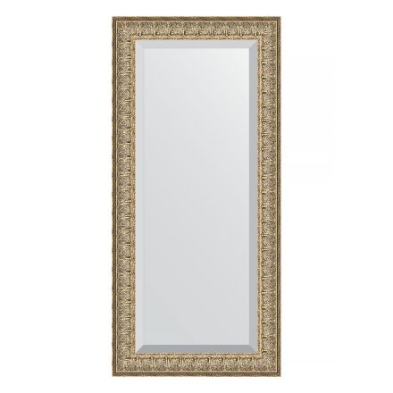 Зеркало с фацетом в багетной раме Evoform медный эльдорадо 73 мм 54х114 см в Казани 