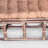 Кресло-мамасан Rattan Grand NIdo Brown с подушкой 175х110х94 см в Казани 