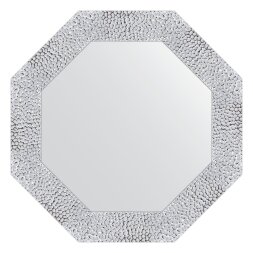 Зеркало в багетной раме Evoform чеканка белая 70 мм 53x53 см