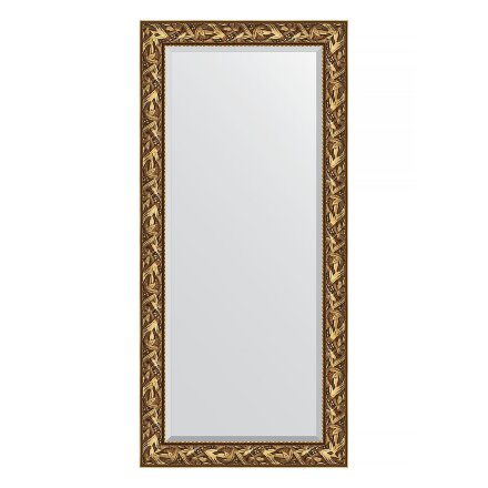 Зеркало с фацетом в багетной раме Evoform византия золото 99 мм 79х169 см в Казани 