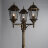 Садово-парковый светильник Arte Lamp Genova A1207PA-3BN в Казани 