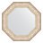 Зеркало в багетной раме Evoform виньетка серебро 109 мм 70,6х70,6 см в Казани 