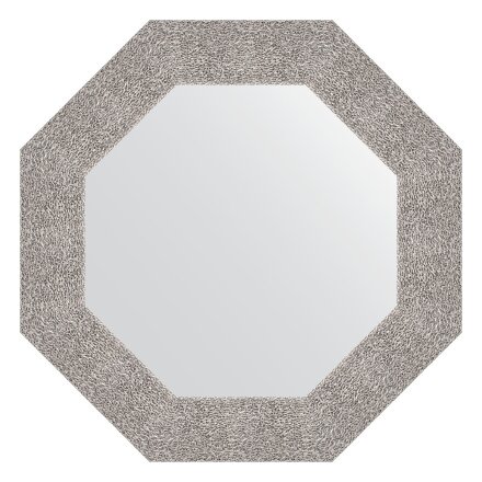 Зеркало в багетной раме Evoform чеканка серебряная 90 мм 61x61 см в Казани 