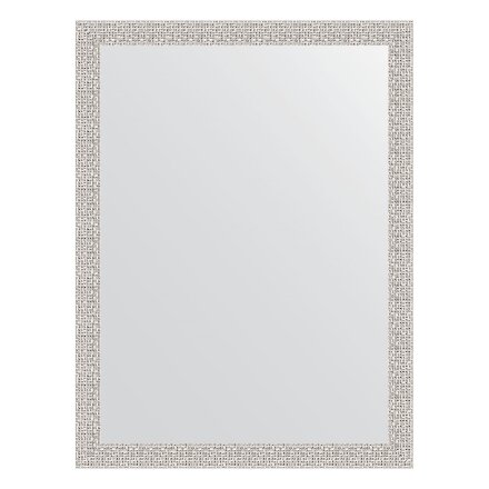 Зеркало в багетной раме Evoform мозаика хром 46 мм 61х81 см в Казани 