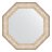 Зеркало в багетной раме Evoform виньетка серебро 109 мм 80,6х80,6 см в Казани 