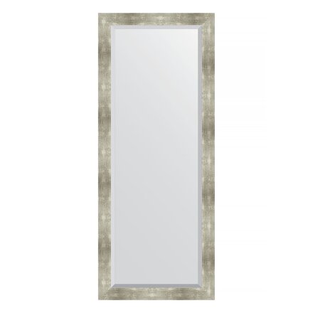 Зеркало напольное с фацетом в багетной раме Evoform алюминий 90 мм 81x201 см в Казани 