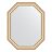 Зеркало в багетной раме Evoform золотые бусы на серебре 60 мм 56x71 см в Казани 