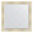 Зеркало с гравировкой в багетной раме Evoform травленое серебро 99 мм 109x109 см в Казани 