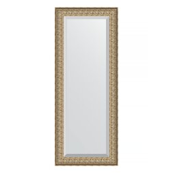 Зеркало с фацетом в багетной раме Evoform медный эльдорадо 73 мм 54х134 см