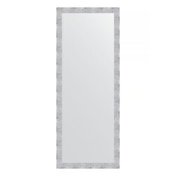 Зеркало напольное в багетной раме Evoform чеканка белая 70 мм 78x197 см