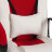 Кресло компьютерное TC Driver искусственная кожа белое с красным 55х49х126 см в Казани 