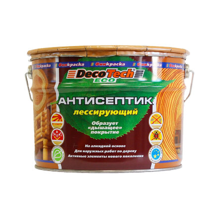 Антисептик Decotech Eco орех 2,5 л в Казани 