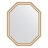 Зеркало в багетной раме Evoform золотые бусы на серебре 60 мм 71x91 см в Казани 