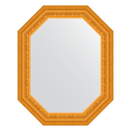 Зеркало в багетной раме Evoform сусальное золото 80 мм 59x74 см в Казани 