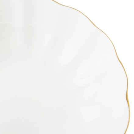 Салатник Hatori 23.5 см белый золотая лента в Казани 