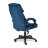 Кресло ТС 65х53х129 см флок синий в Казани 