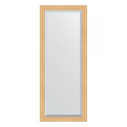 Зеркало с фацетом в багетной раме Evoform сосна 62 мм 61х151 см