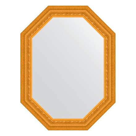 Зеркало в багетной раме Evoform сусальное золото 80 мм 64x84 см в Казани 