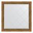 Зеркало с гравировкой в багетной раме Evoform вензель бронзовый 101 мм 109x109 см в Казани 