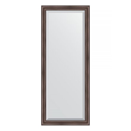 Зеркало с фацетом в багетной раме Evoform палисандр 62 мм 61х151 см в Казани 