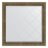 Зеркало с гравировкой в багетной раме Evoform вензель серебряный 101 мм 109x109 см в Казани 