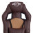 Кресло компьютерное TC Driver искусственная кожа коричневое с бронзовым 55х49х126 см в Казани 