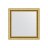 Зеркало в багетной раме Evoform состаренное золото 67 мм 66х66 см в Казани 