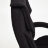 Кресло ТС 65х53х129 см флок черный в Казани 