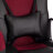 Кресло компьютерное TC Driver искусственная кожа чёрное с бордовым 55х49х126 см в Казани 