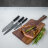 Набор кухонных ножей Gipfel Japanese 3 предмета в деревянной коробке в Казани 