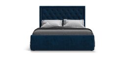 Кровать BOSS CLASSIC 160 велюр Monolit синяя