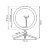 Светильник Gauss Ring Light RL003 светодиодный кольцевой 30 см в Казани 