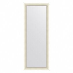 Зеркало в багетной раме Evoform белый с серебром 60 мм 54х144 см