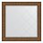 Зеркало с гравировкой в багетной раме Evoform виньетка состаренная бронза 109 мм 110x110 см в Казани 