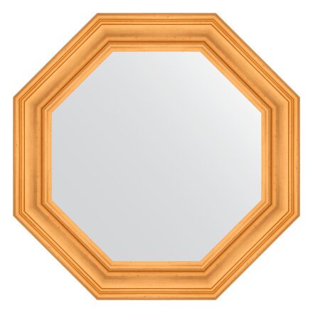 Зеркало в багетной раме Evoform травленое золото 99 мм 74x74 см в Казани 
